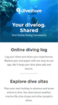 Mobile Screenshot of diveshare.com
